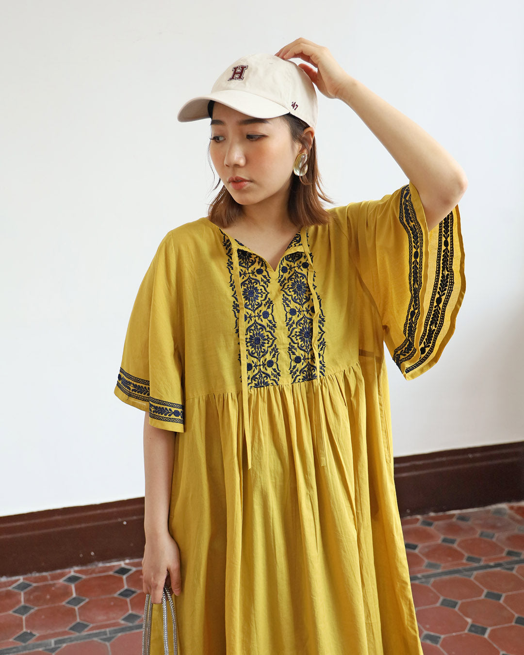 Embroidery Ethnic Dress (2 colors)