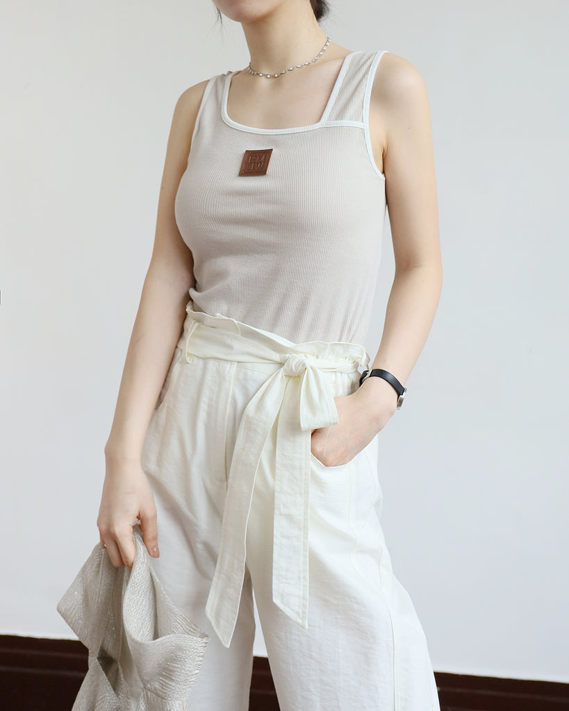 ? size / Asymmetric 2-Tone Vest (4 colors)