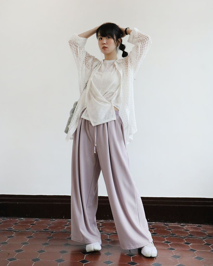 Relaxed Wide Leg Pants (2 color)