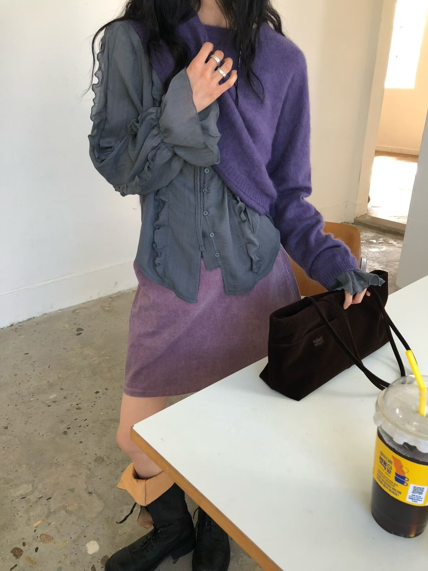 Velvet Baguette Bag (10 Colors)