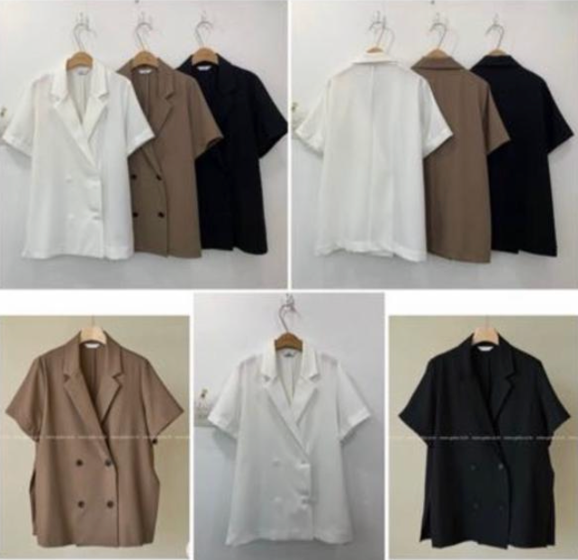 Side Splited Blazer (3 colors)
