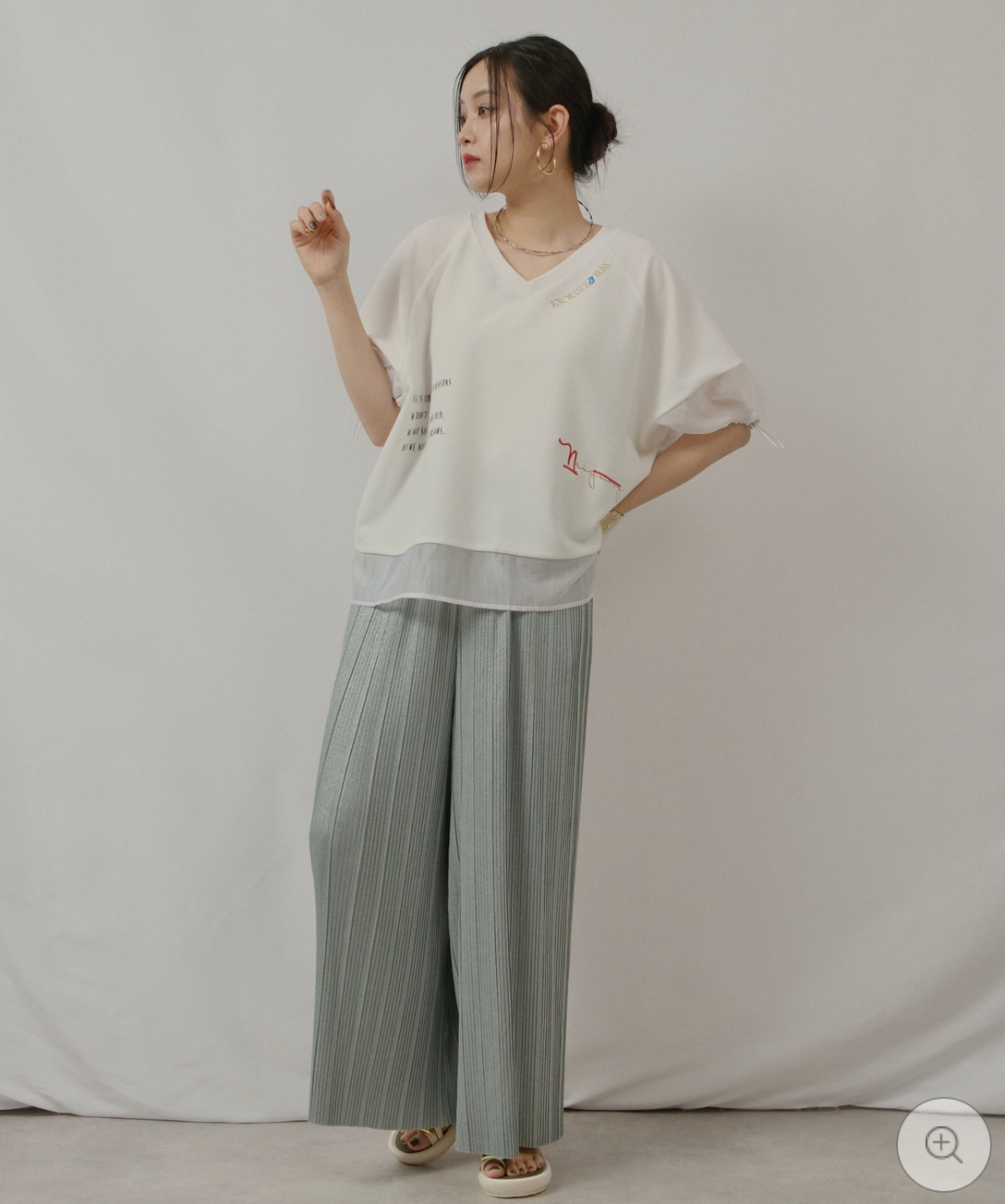 Japan Brand - 2-Way V Neck Top (2 colors)