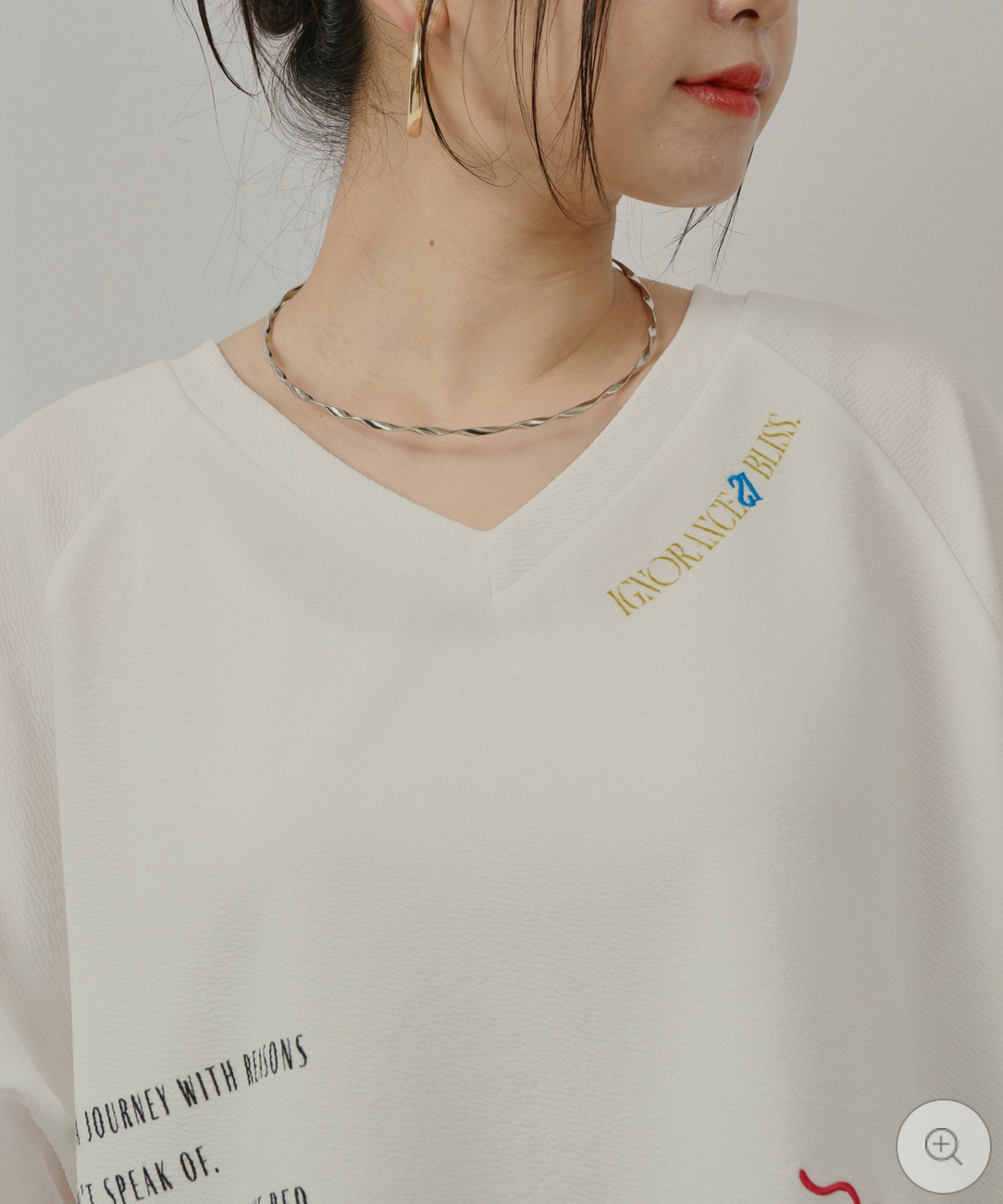 Japan Brand - 2-Way V Neck Top (2 colors)