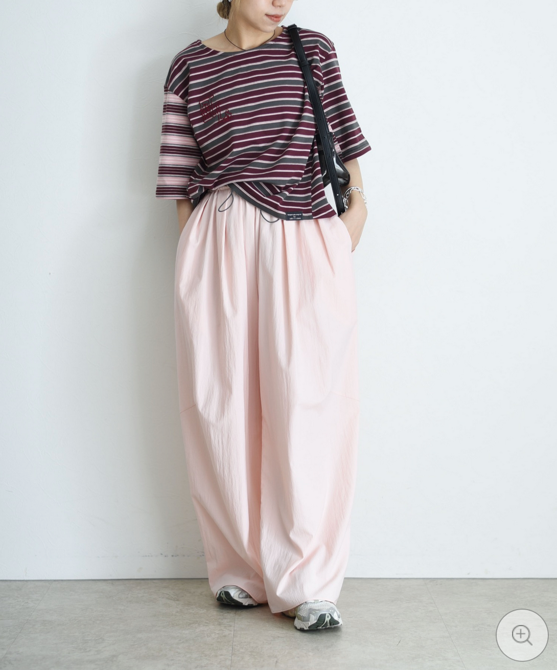 Japan Brand - Border Patchwork Encropped T-Shirt (3 colors)
