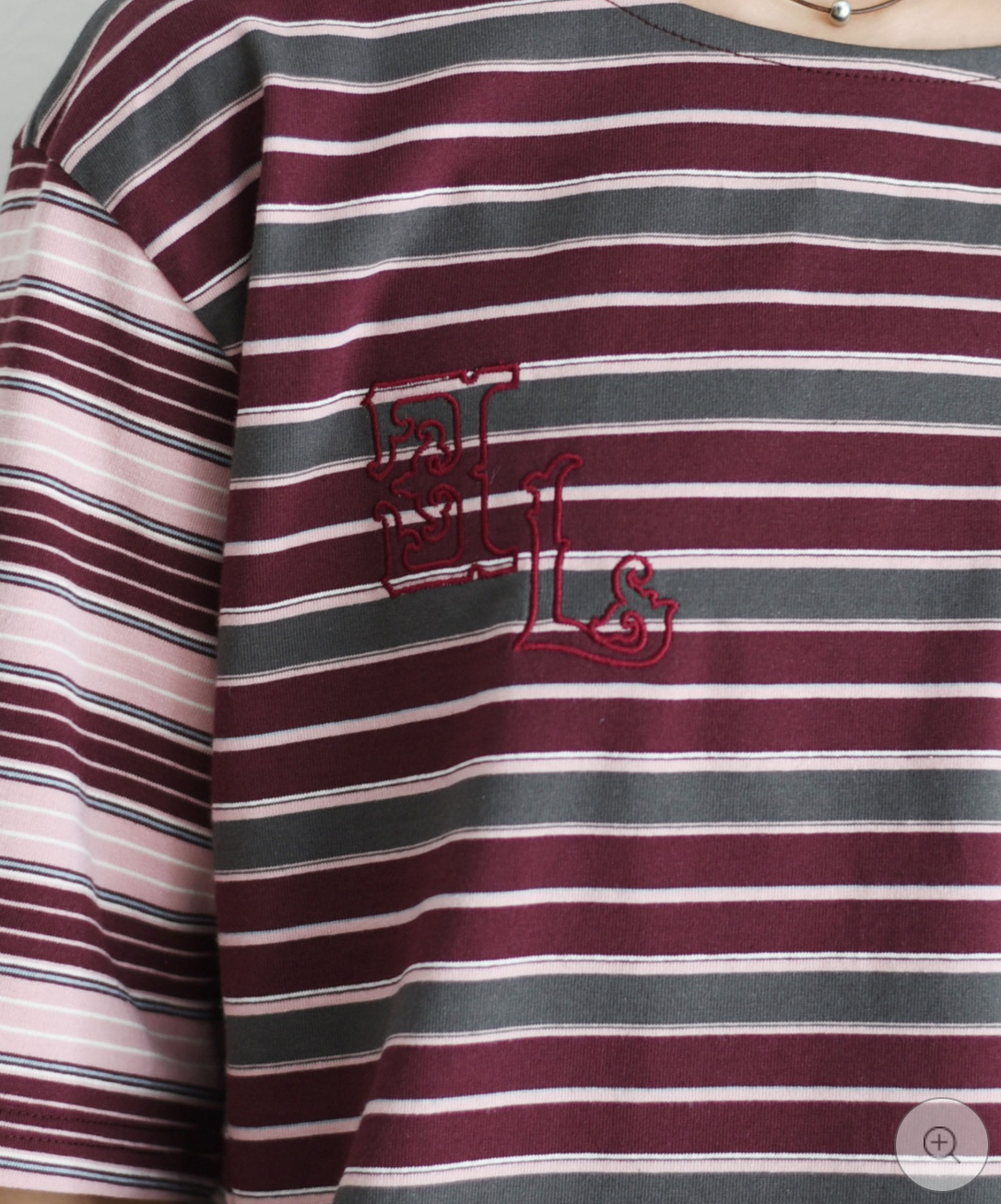 Japan Brand - Border Patchwork Encropped T-Shirt (3 colors)