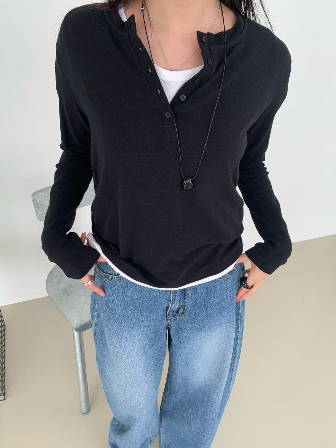 Button Front Top (7 Colors)