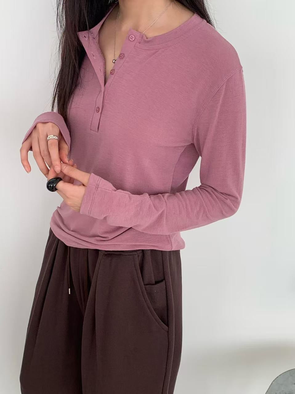 Button Front Top (7 Colors)