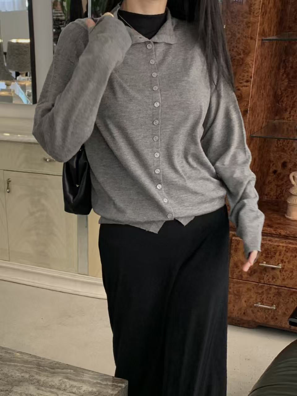 Button Front Cardigan (5 Colors)