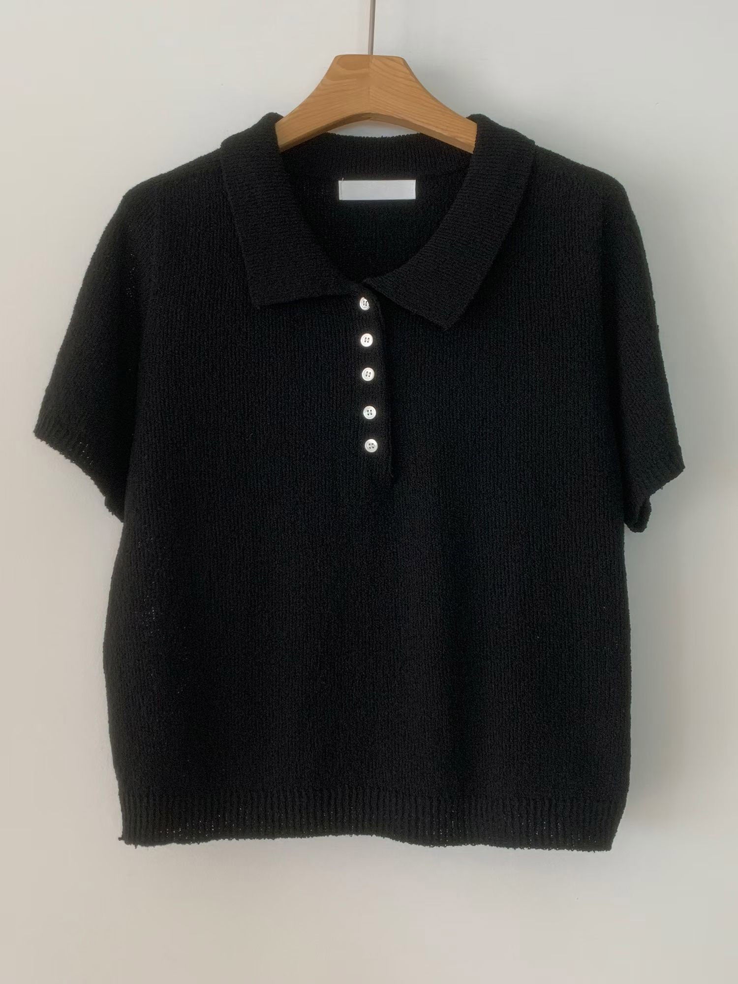 Summer Knit Polo Shirt (6 Colors)