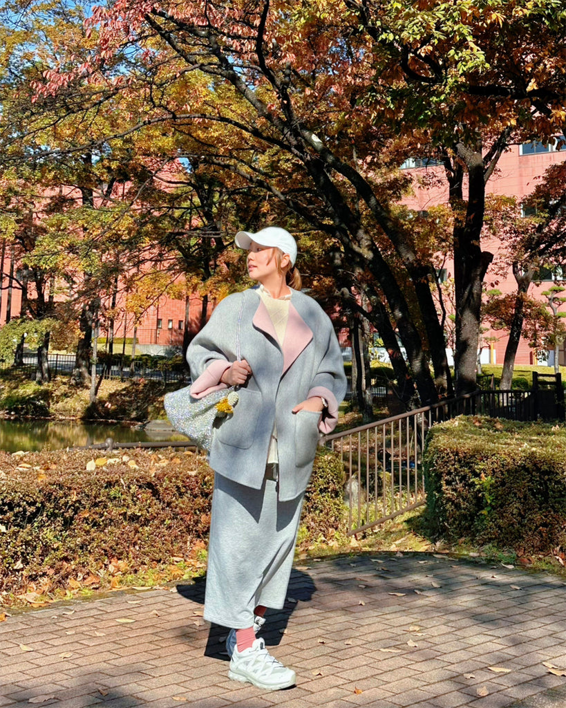 Reversible Cashmere Jacket (2 color)