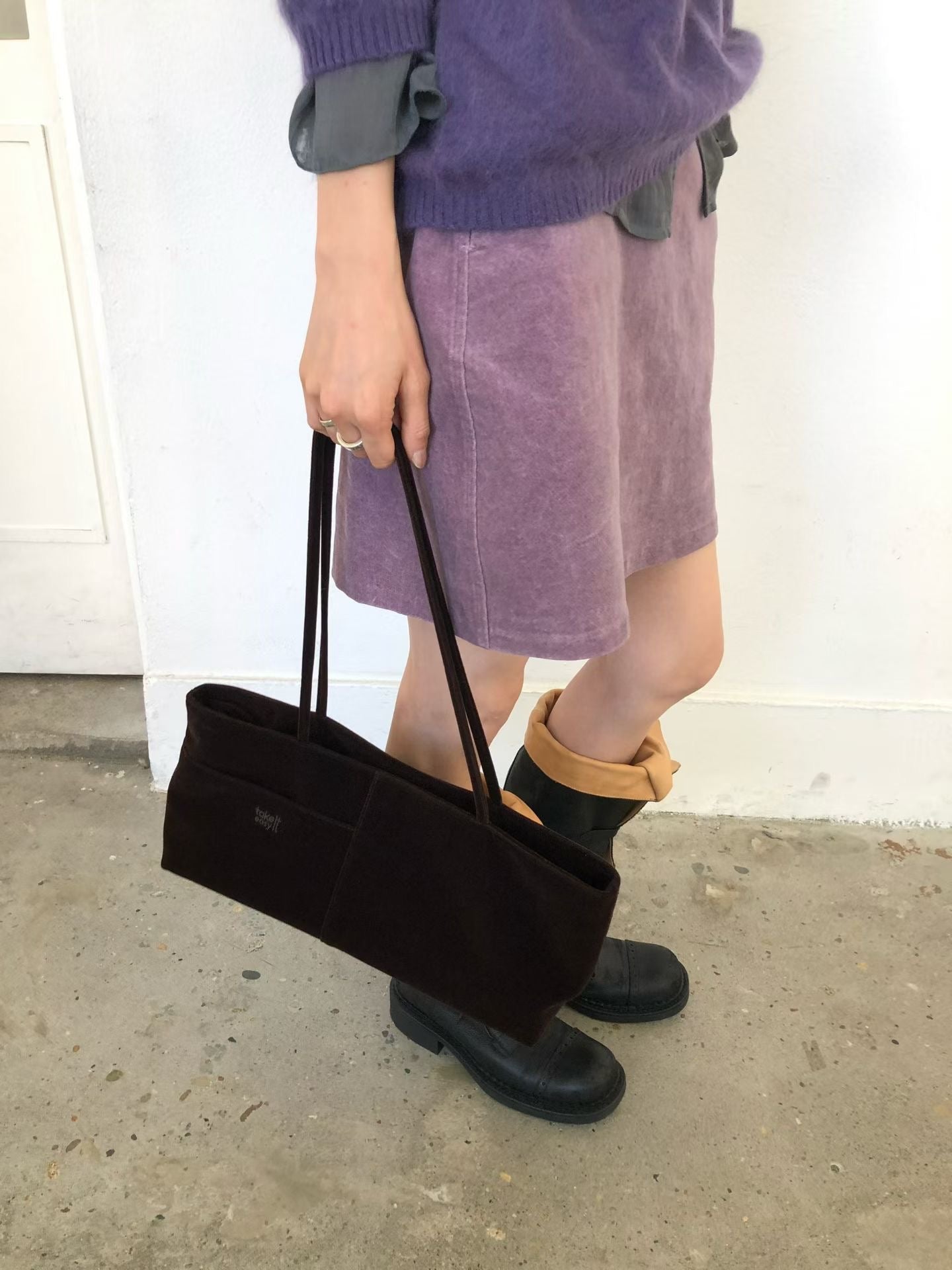Velvet Baguette Bag (10 Colors)
