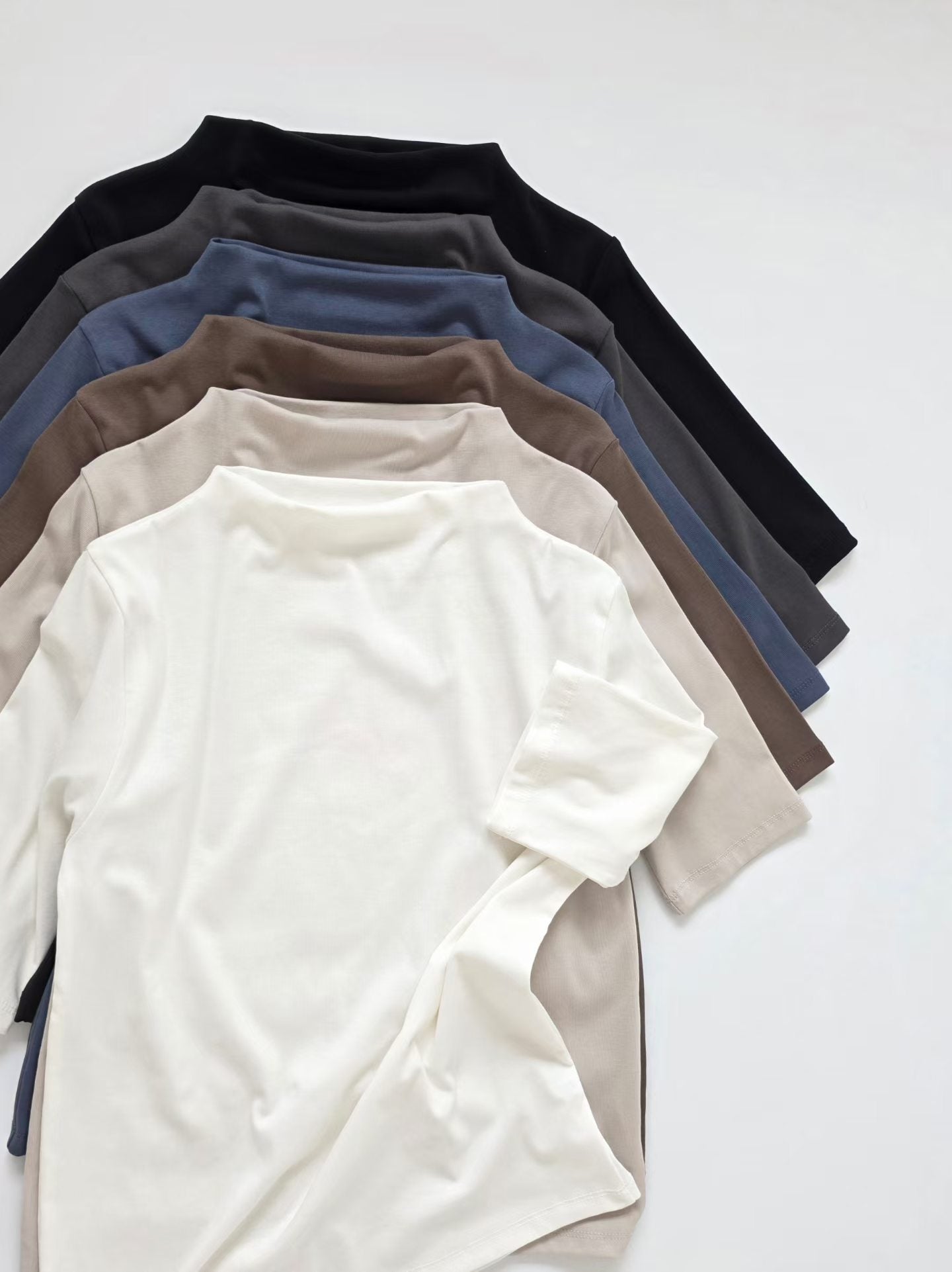 Basic Mock Neck Top (6 Colors)