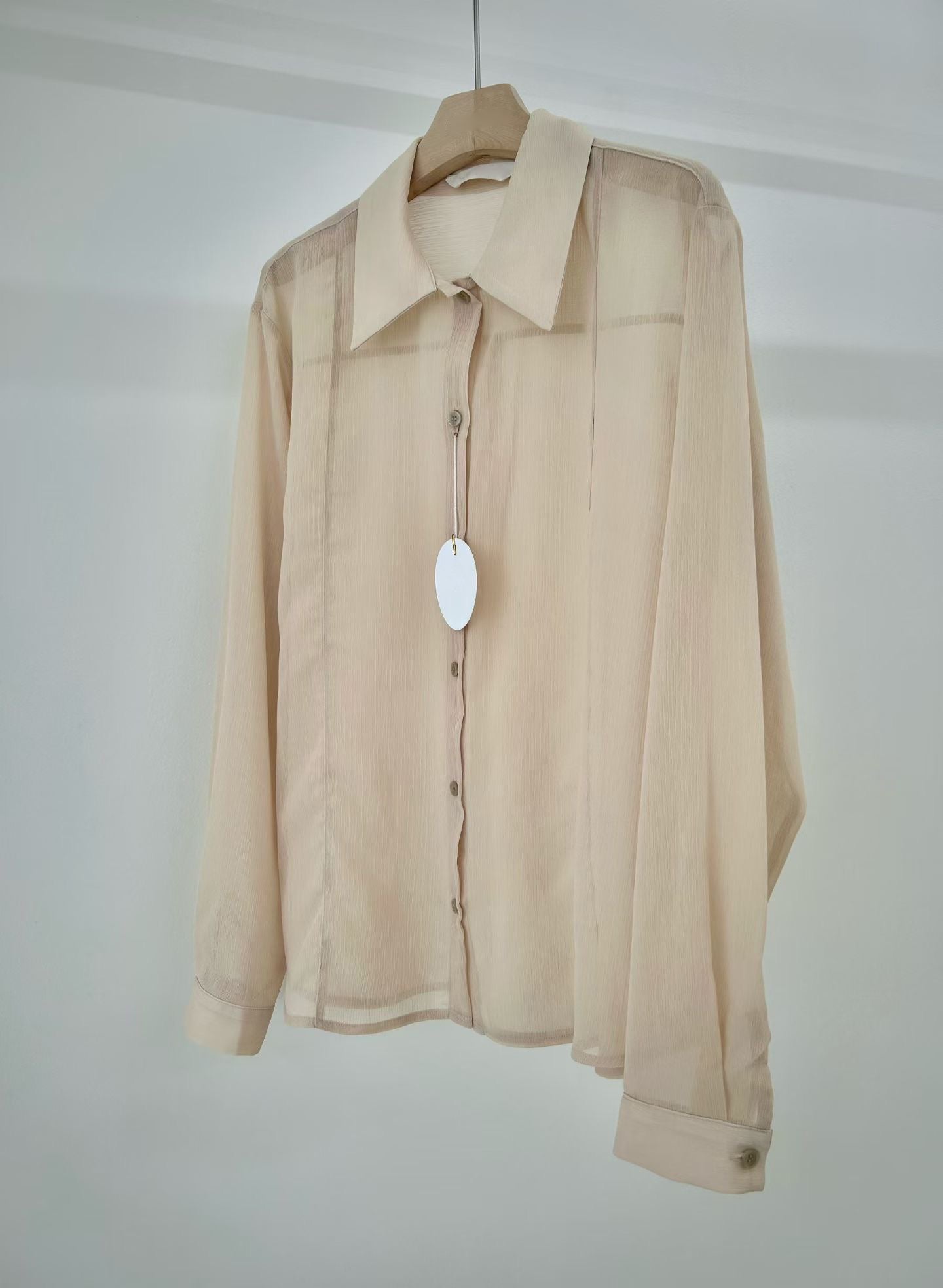 Crinkle Fabric Shirt (7 Colors)