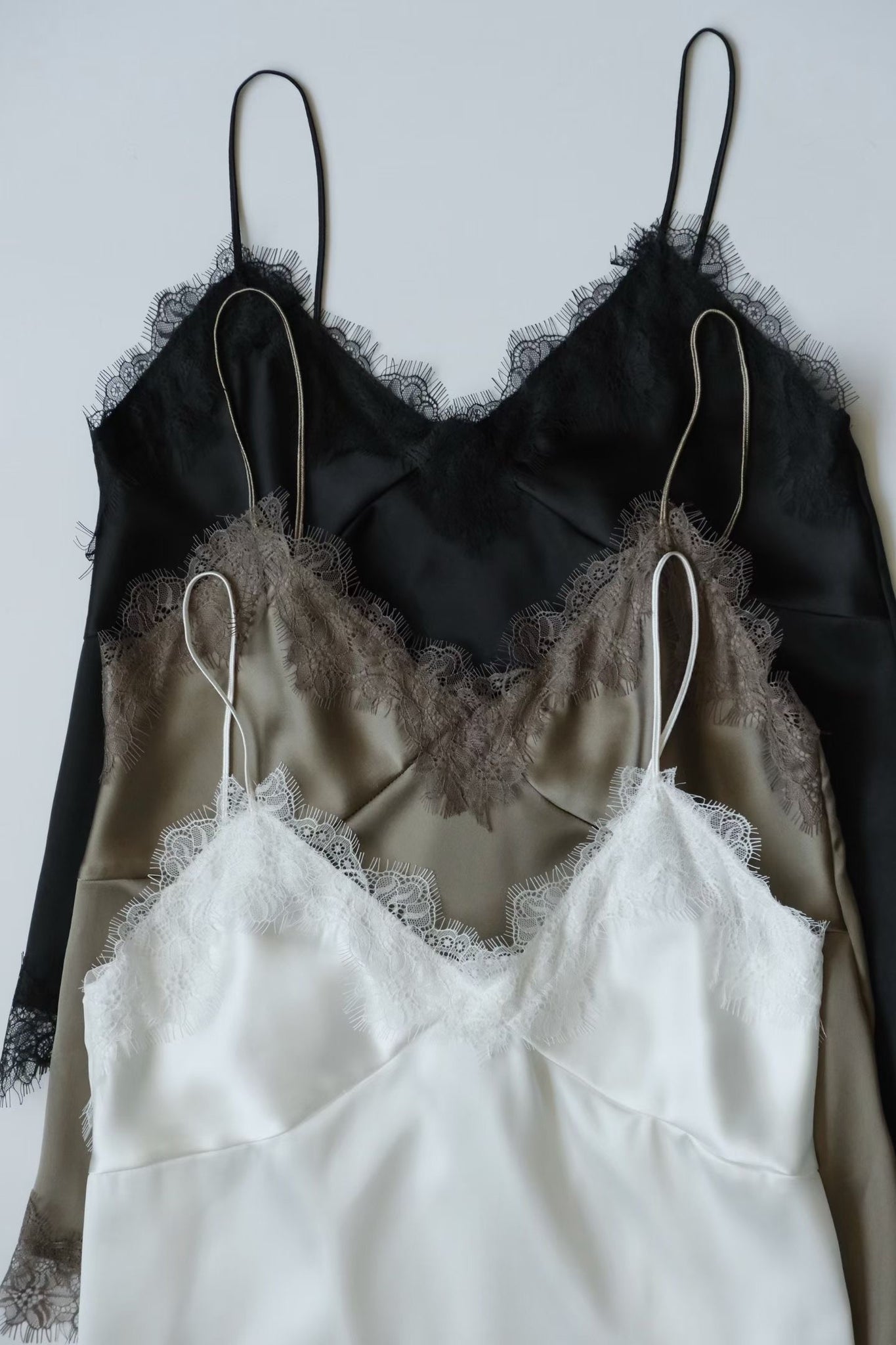 Lace Trimmed Cami Vest (3 Colors)