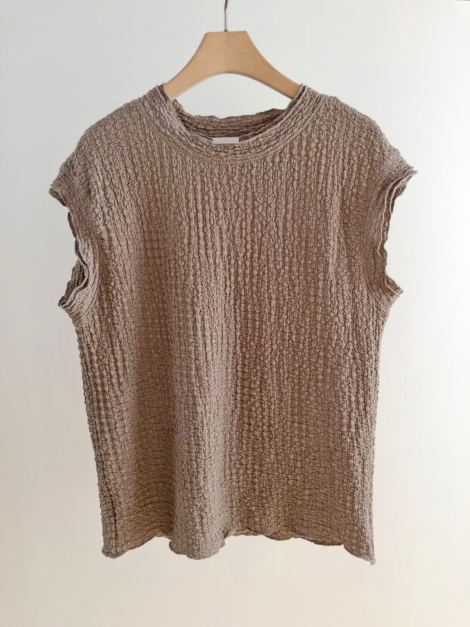Basic Crinkle Vest (7 colors)