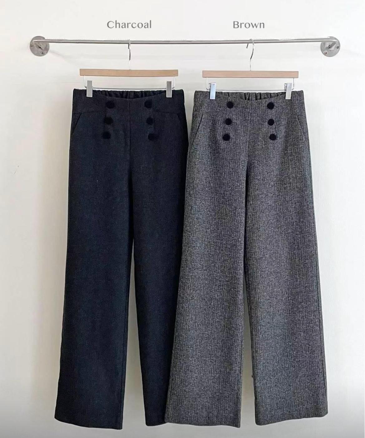Button Details Pants (Size S-XL)