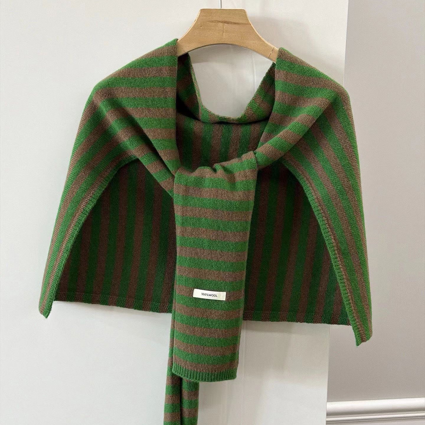Striped Wool Scarf (7 Colors)