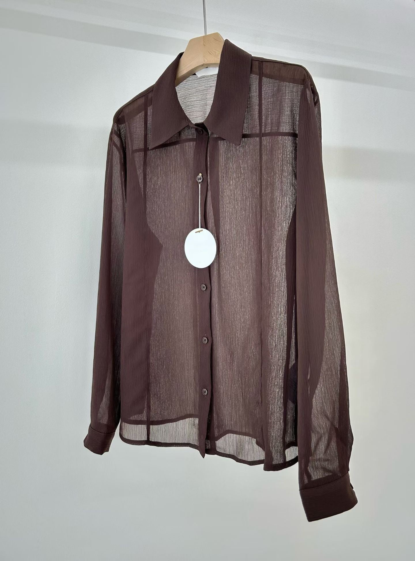 Crinkle Fabric Shirt (7 Colors)