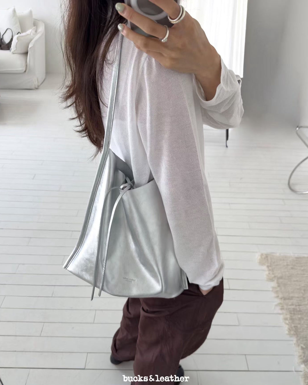 Leather Tote (7-Col.) 直播留言 "totebag" 即可以"代購價" $499 選購