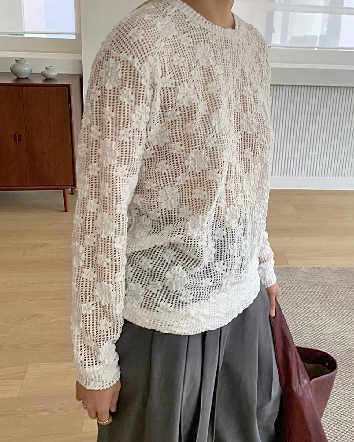Floral Mesh Top (2 colors)