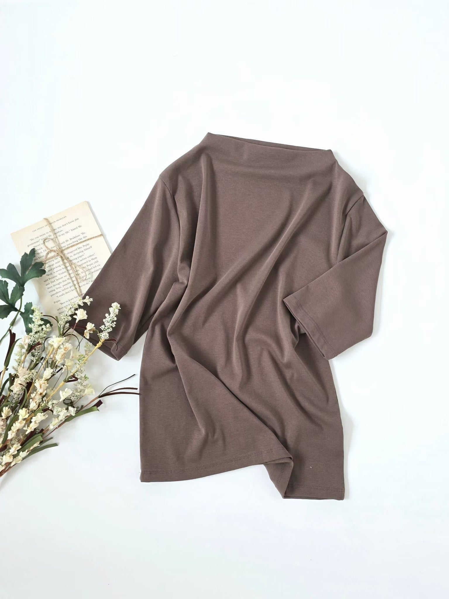 Basic Mock Neck Top (6 Colors)