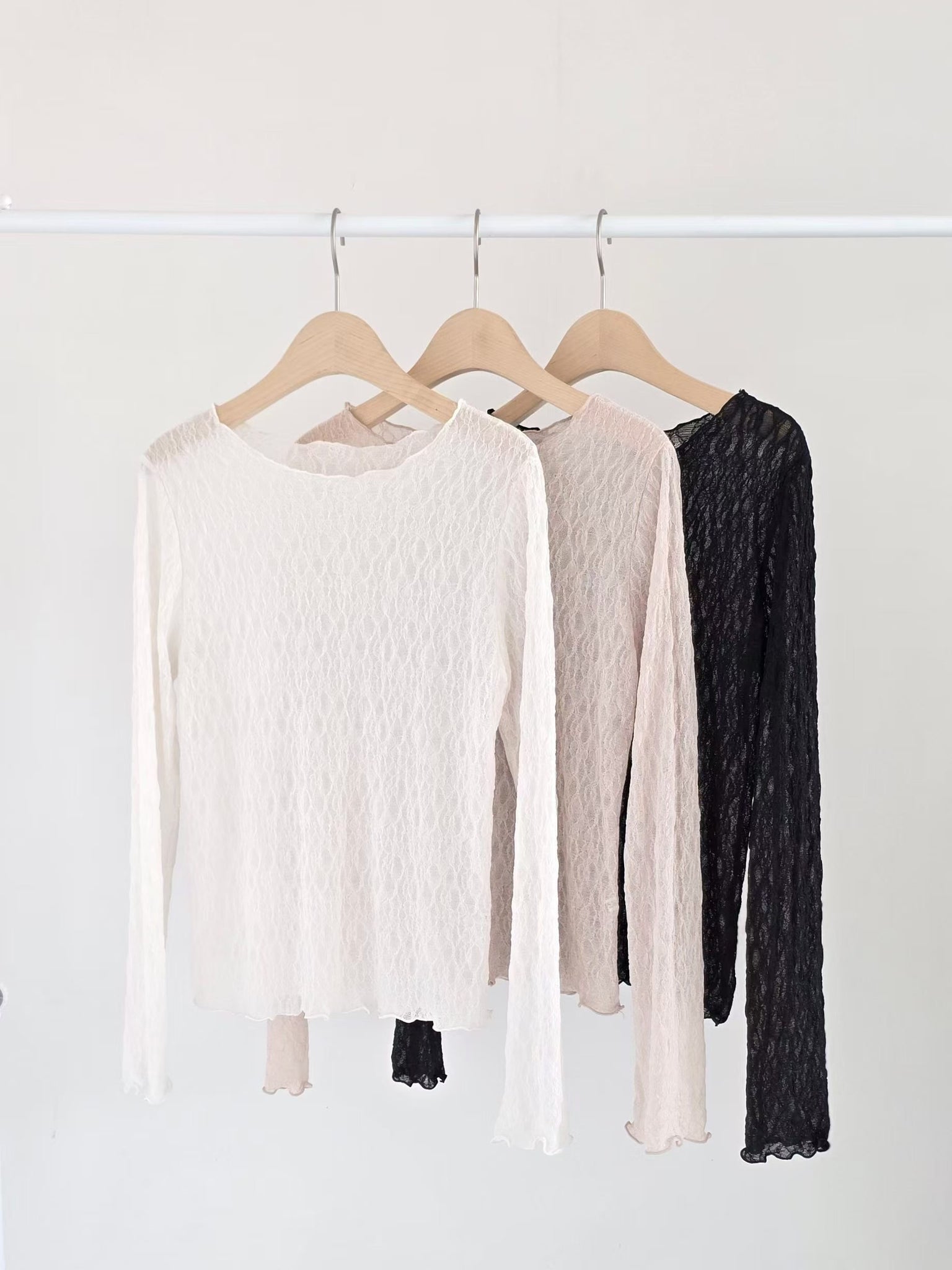 Basic Lace Top (3 Colors)