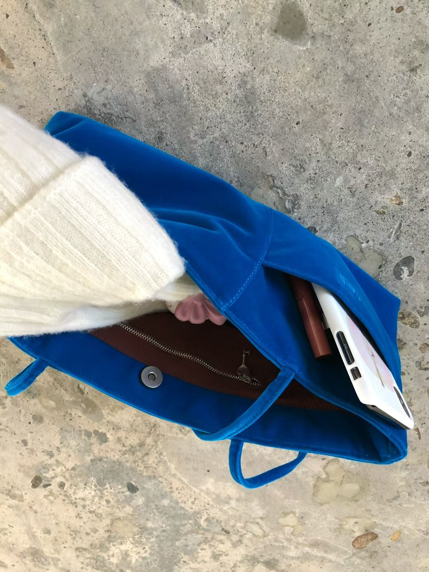Velvet Baguette Bag (10 Colors)