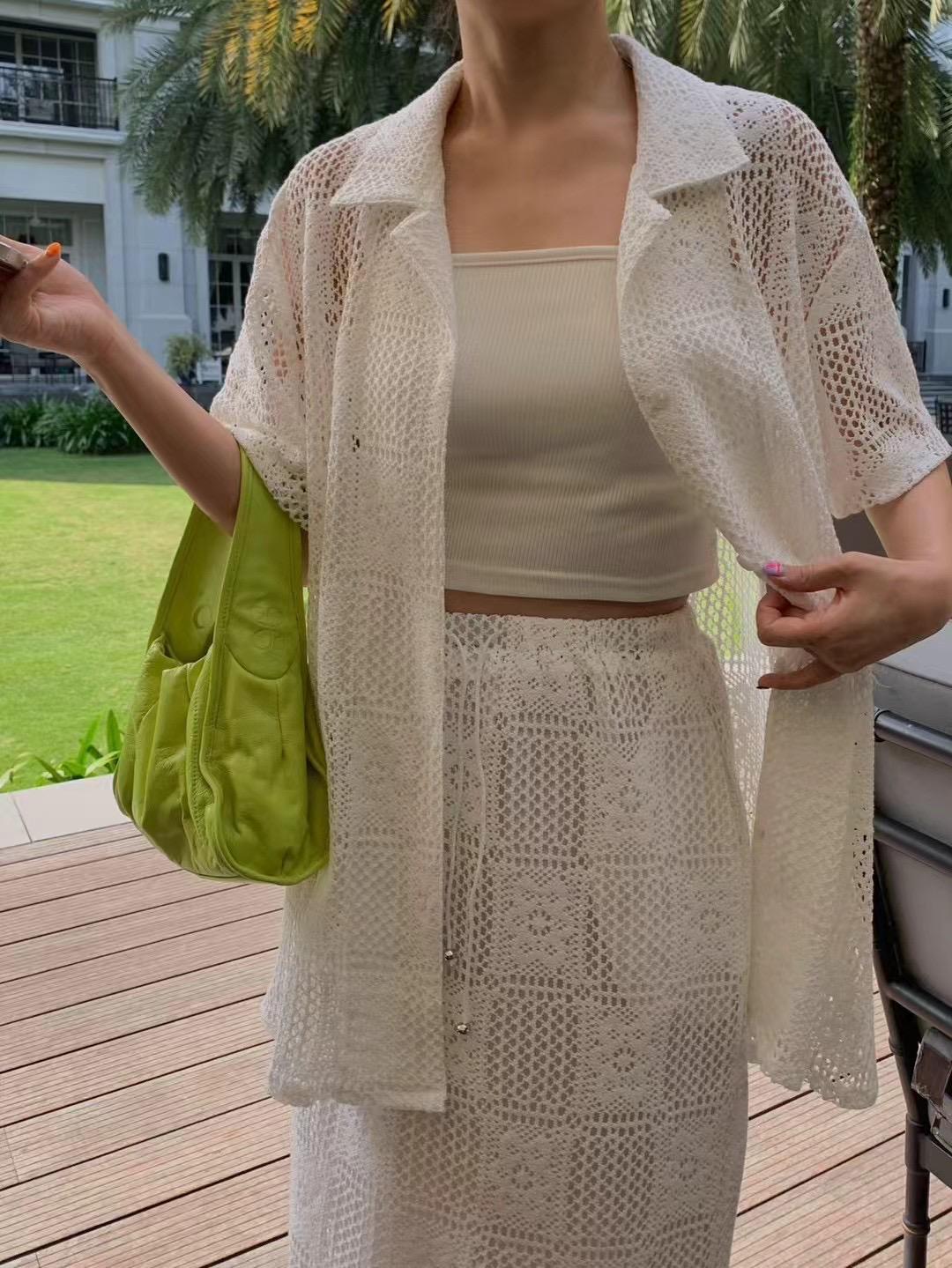 Crochet Pencil Skirt (2 color)