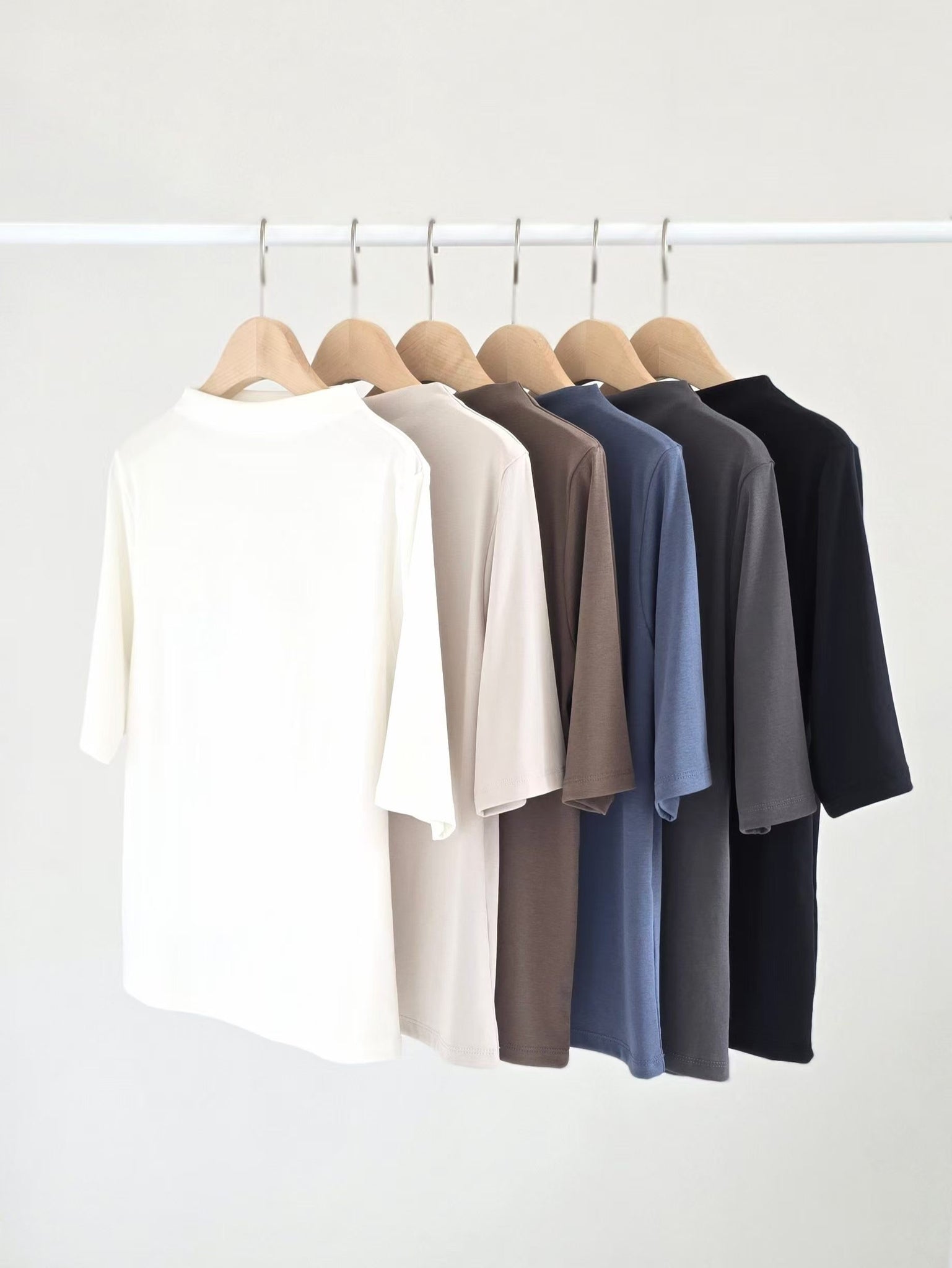 Basic Mock Neck Top (6 Colors)