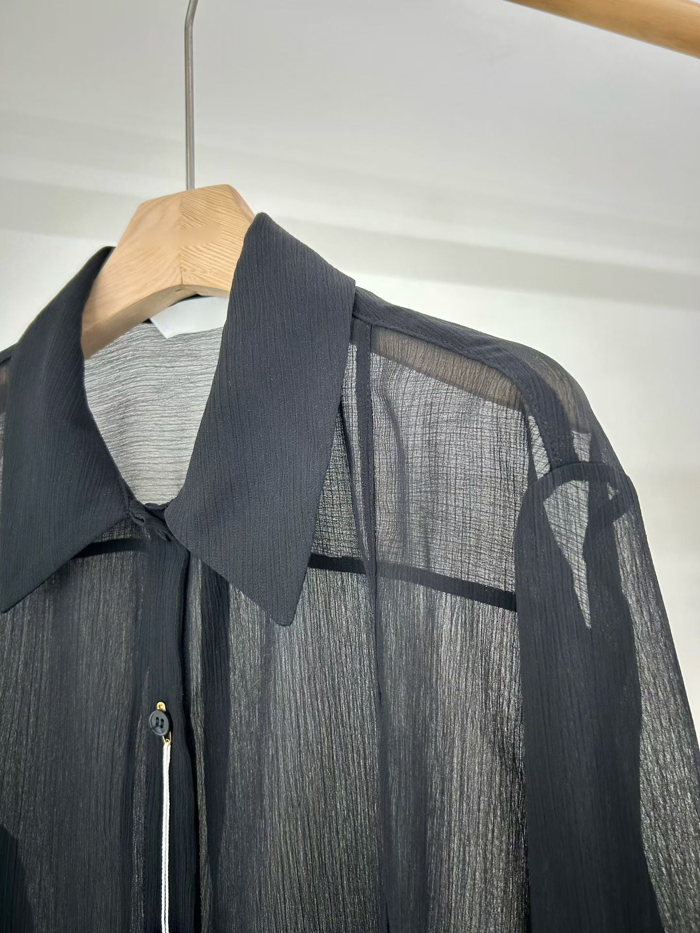 Crinkle Fabric Shirt (7 Colors)