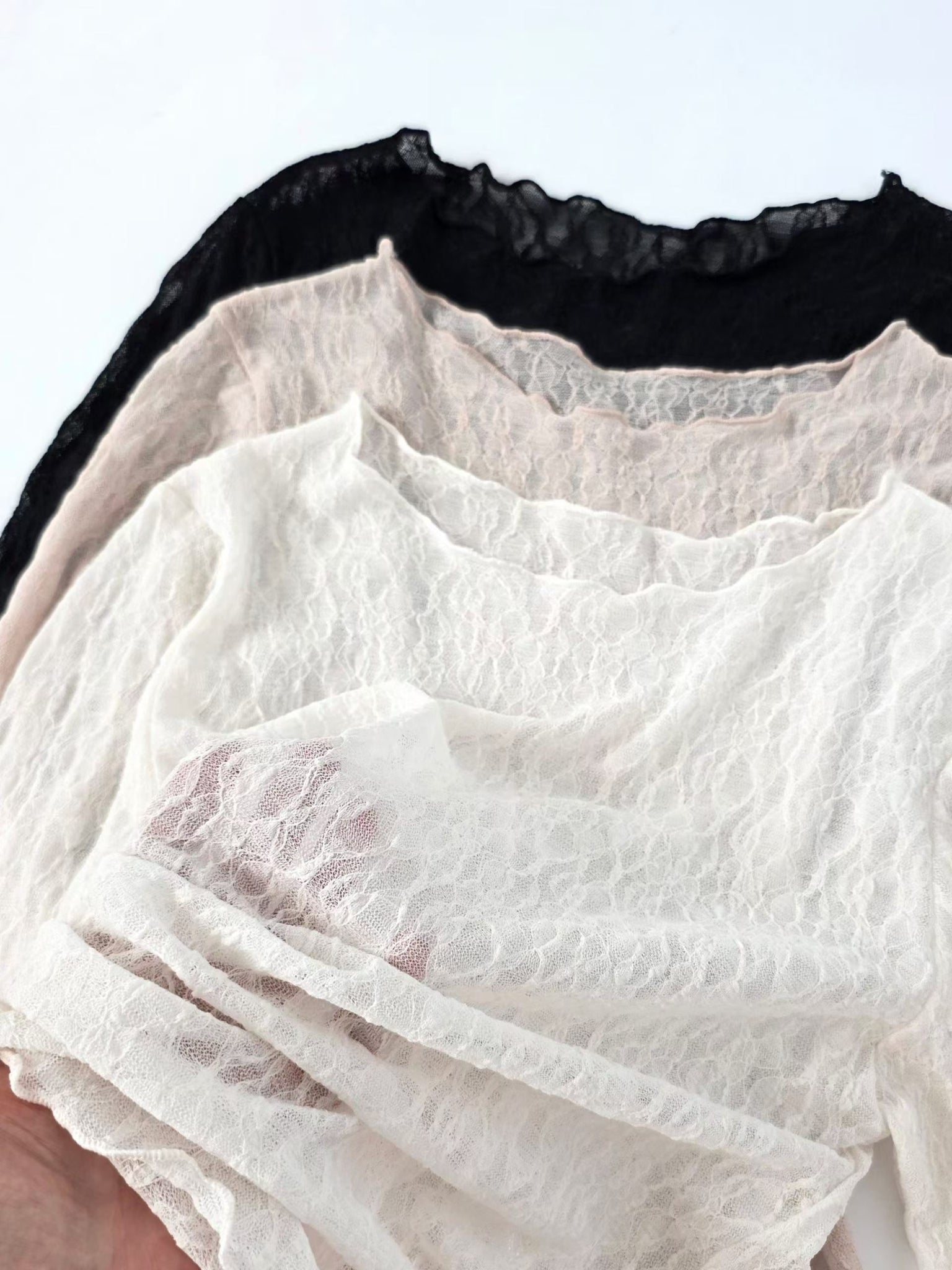 Basic Lace Top (3 Colors)