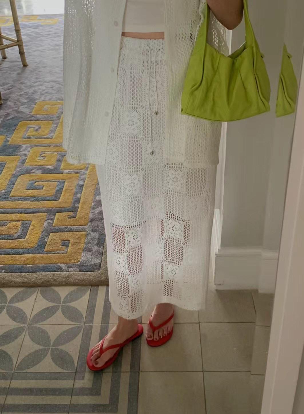 Crochet Pencil Skirt (2 color)