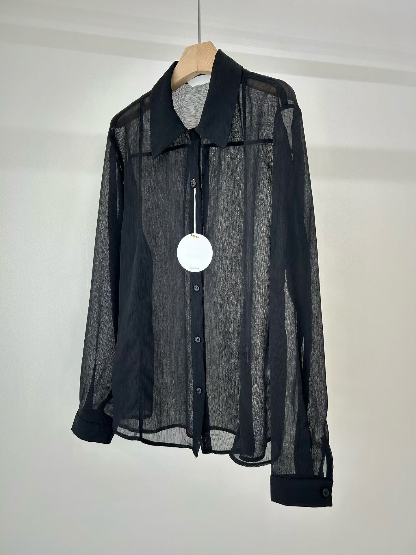 Crinkle Fabric Shirt (7 Colors)