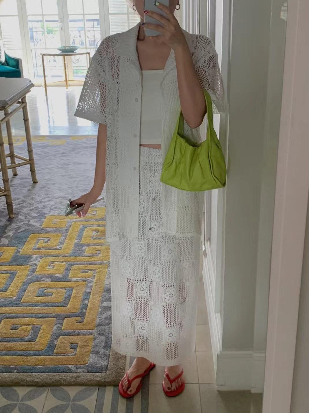 Crochet Pencil Skirt (2 color)