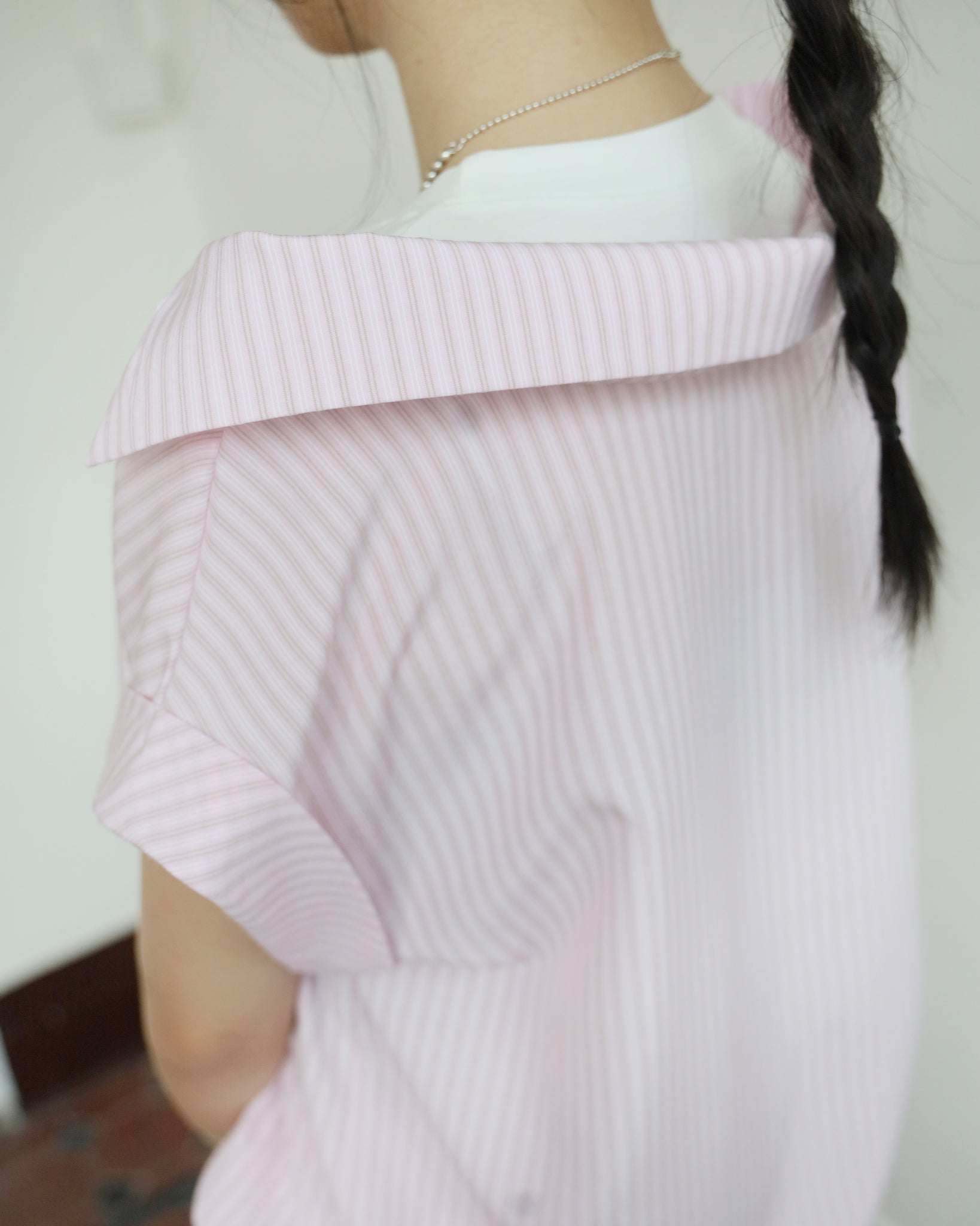 2 in 1 Pinstriped Shirt (2 colors)