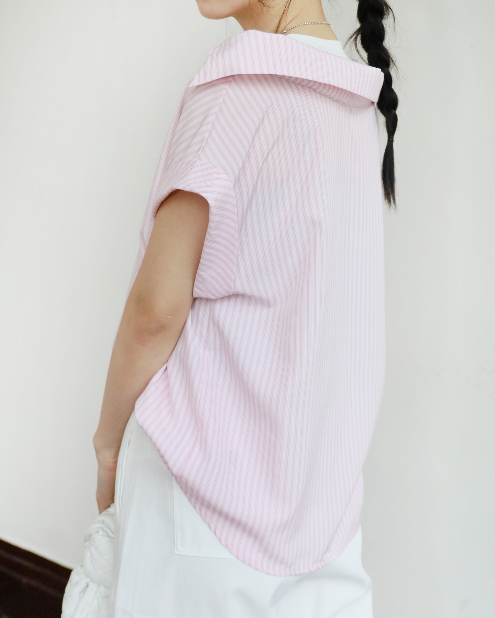 2 in 1 Pinstriped Shirt (2 colors)