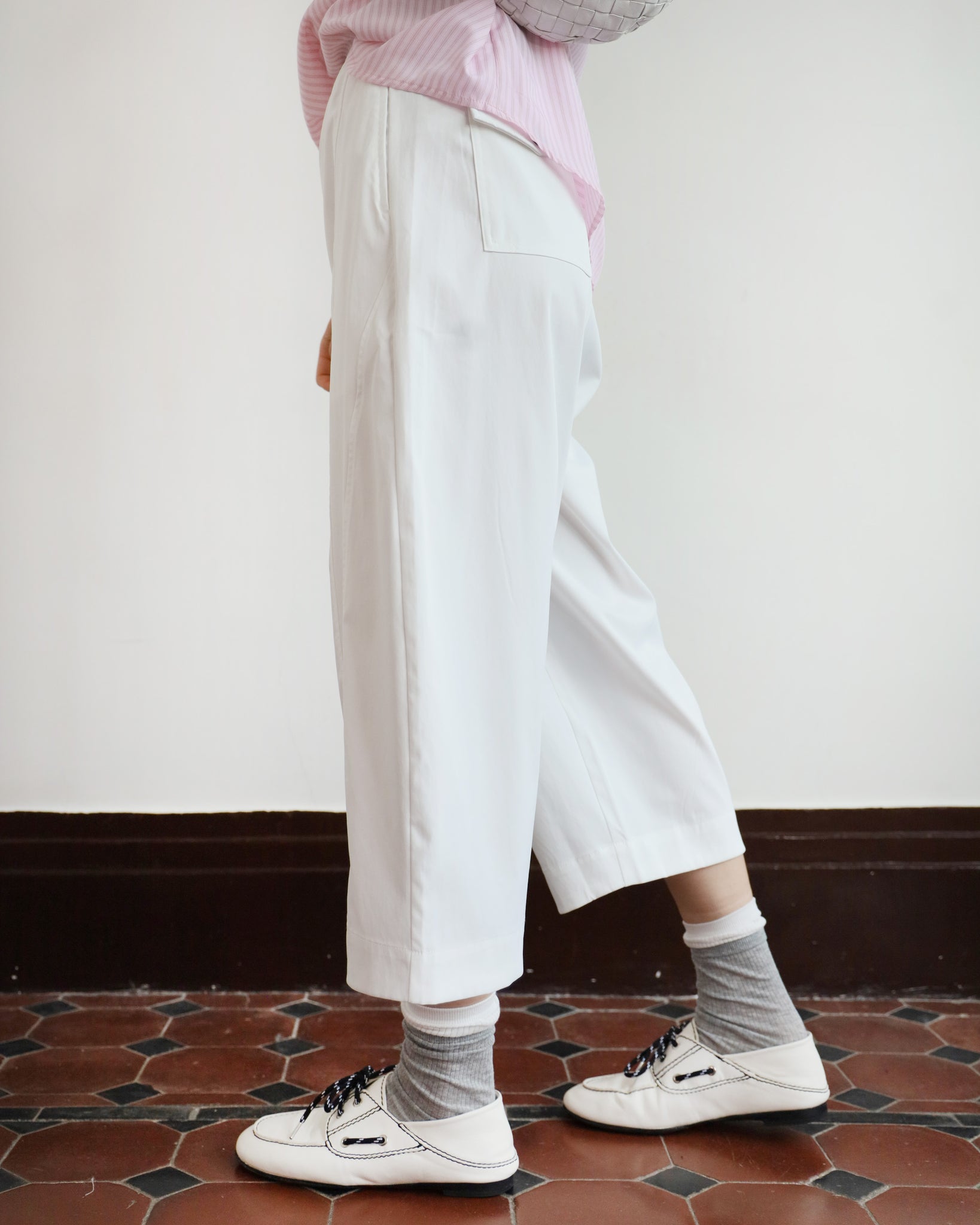 Cropped Barrel Pants (2 colors | Size M-XL)