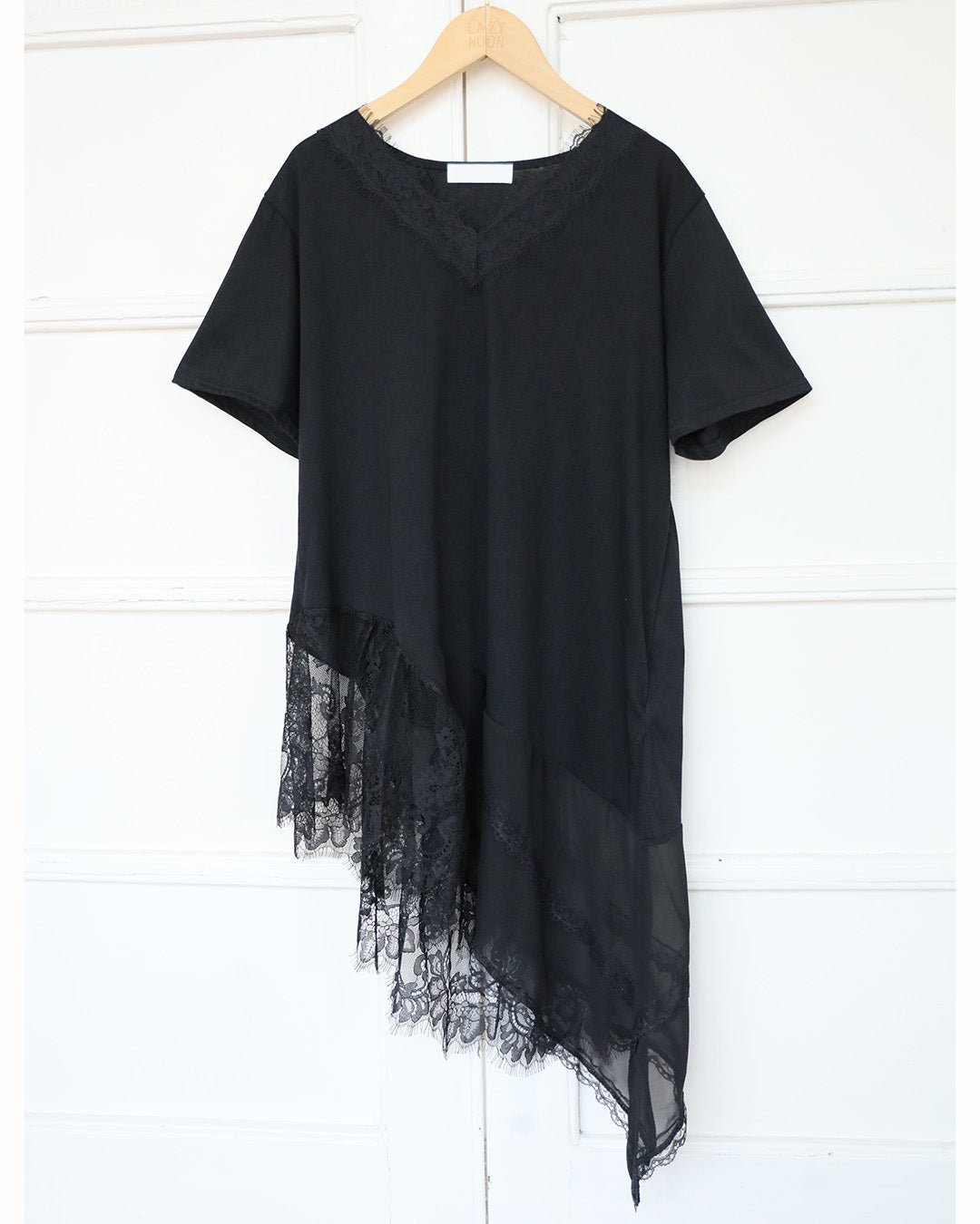 Lace Hem Tee (2 Colors)