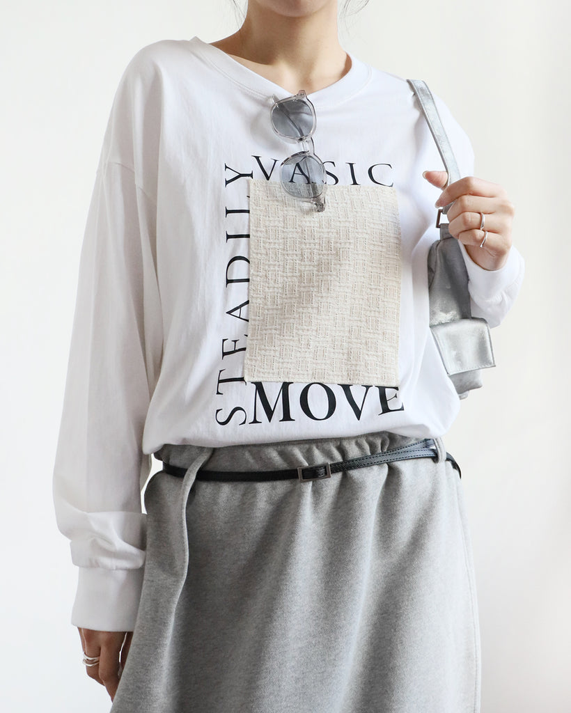 Japan Brand - Tweed Inserted Tee (2 Colors)