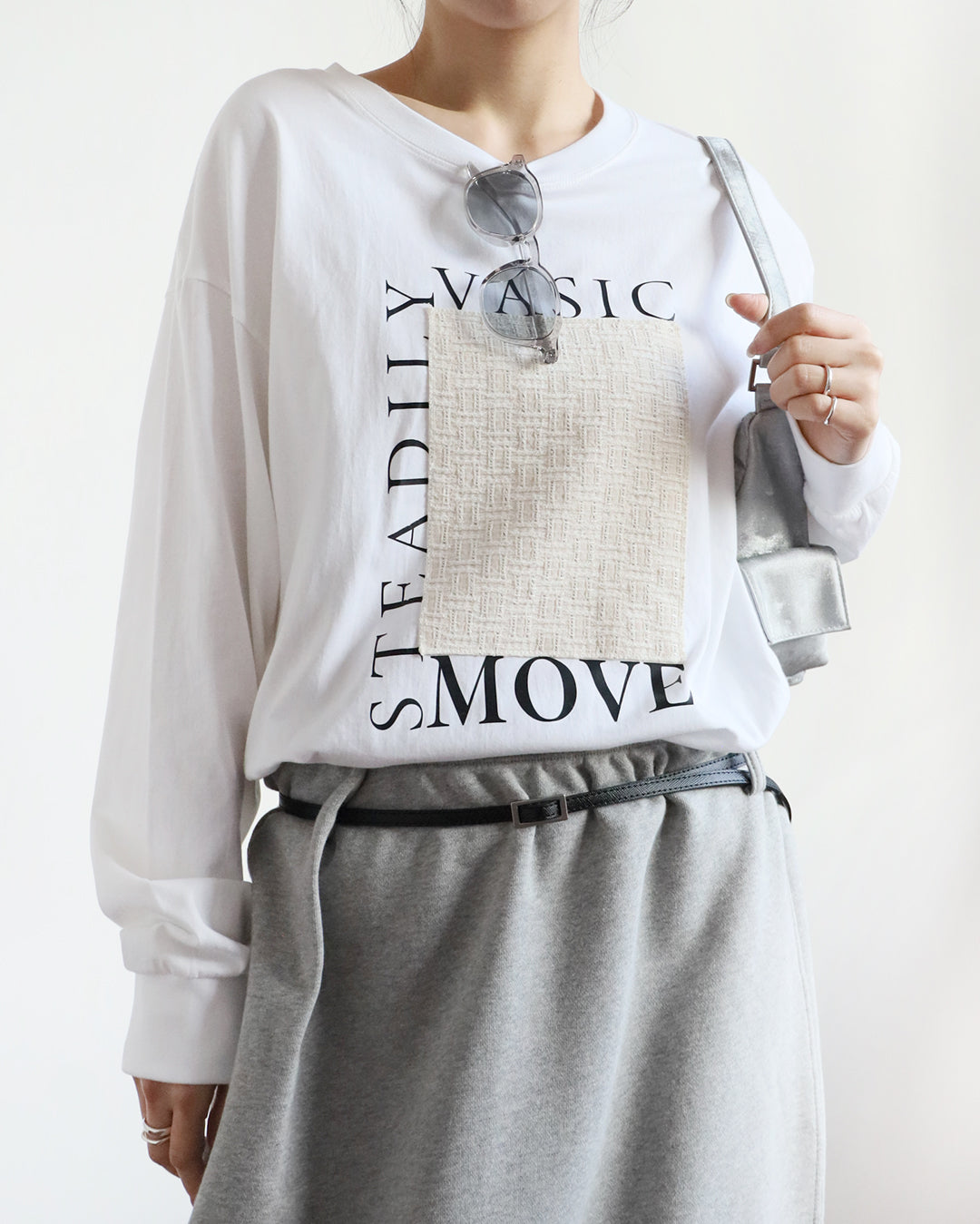 Japan Brand - Tweed Inserted Tee (2 Colors)