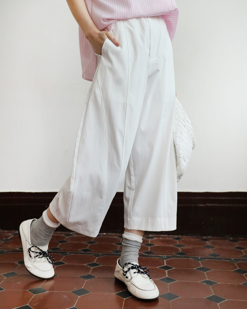 Cropped Barrel Pants (2 colors | Size M-XL)