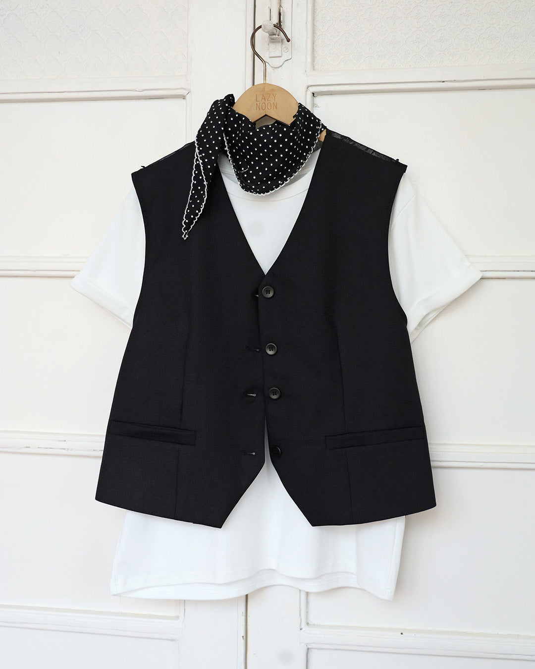 Lace Back Waistcoat (2 Colors)
