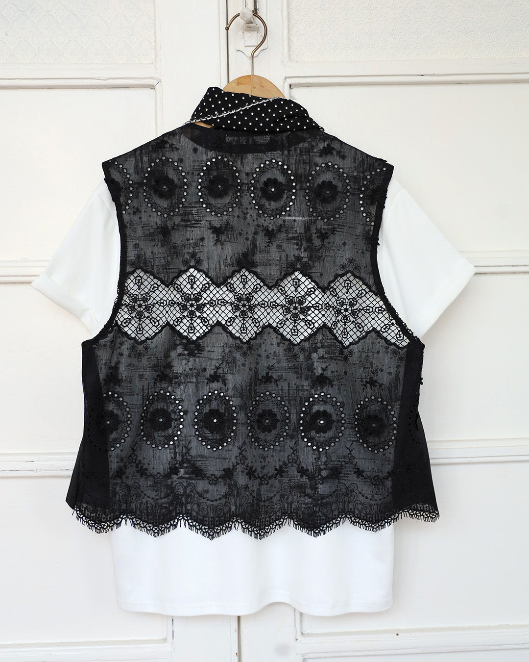 Lace Back Waistcoat (2 Colors)