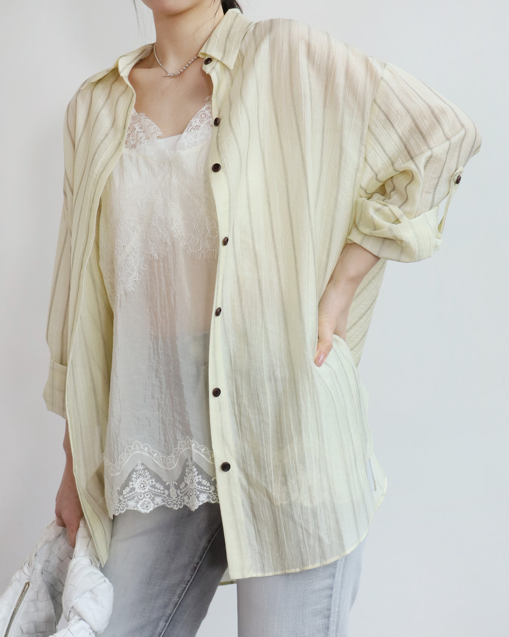 Lace Trimmed Vest (2 colors)