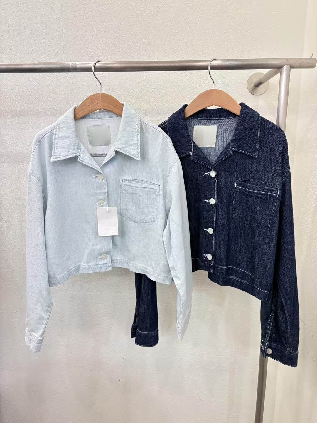 Ultra Soft Denim Jacket (2 Color)
