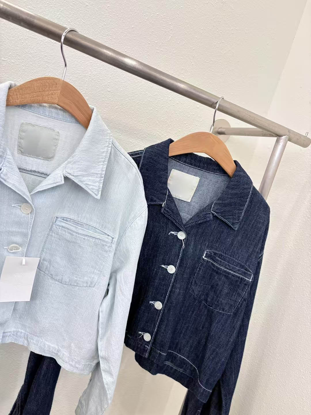 Ultra Soft Denim Jacket (2 Color)