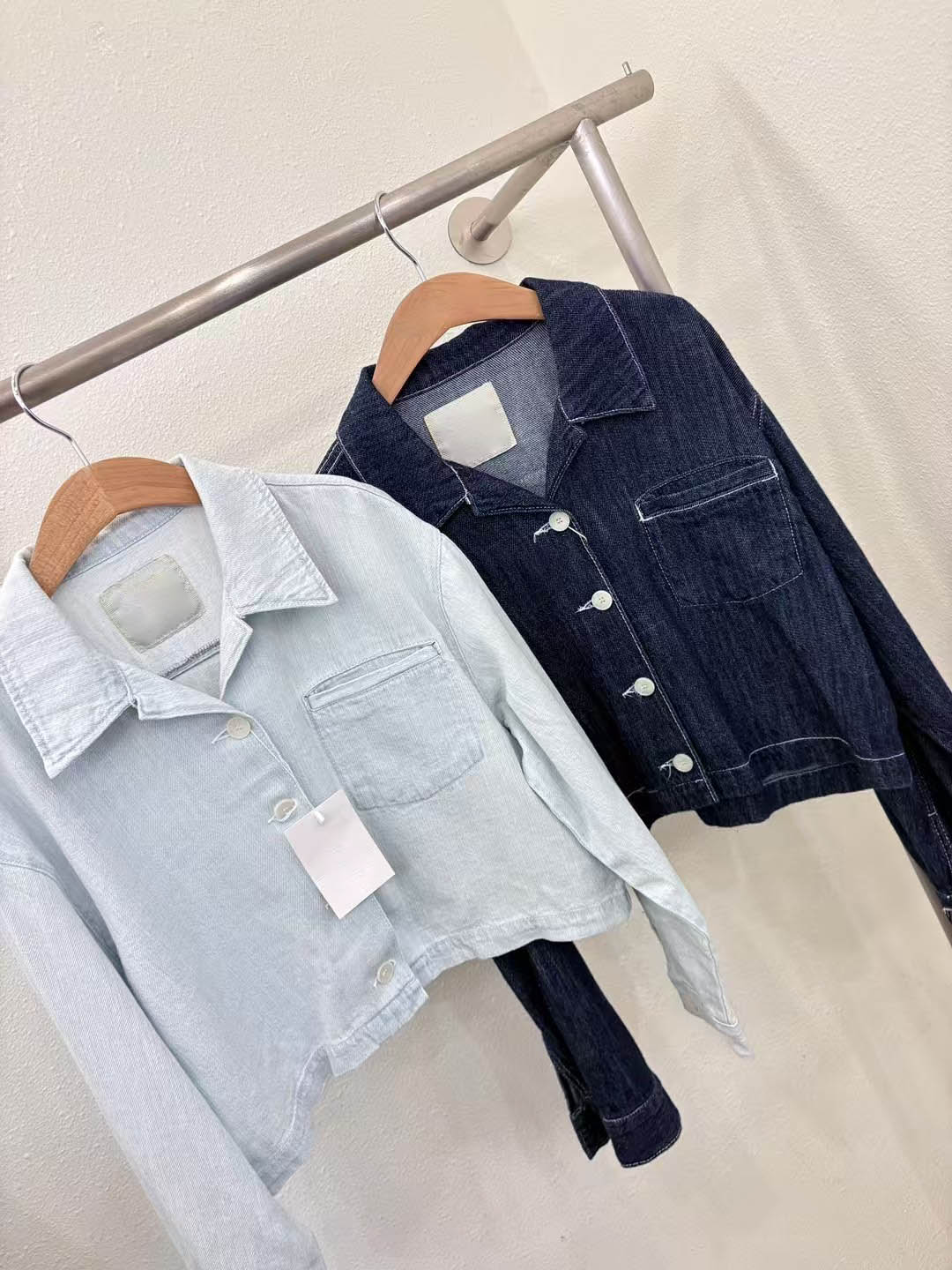Ultra Soft Denim Jacket (2 Color)