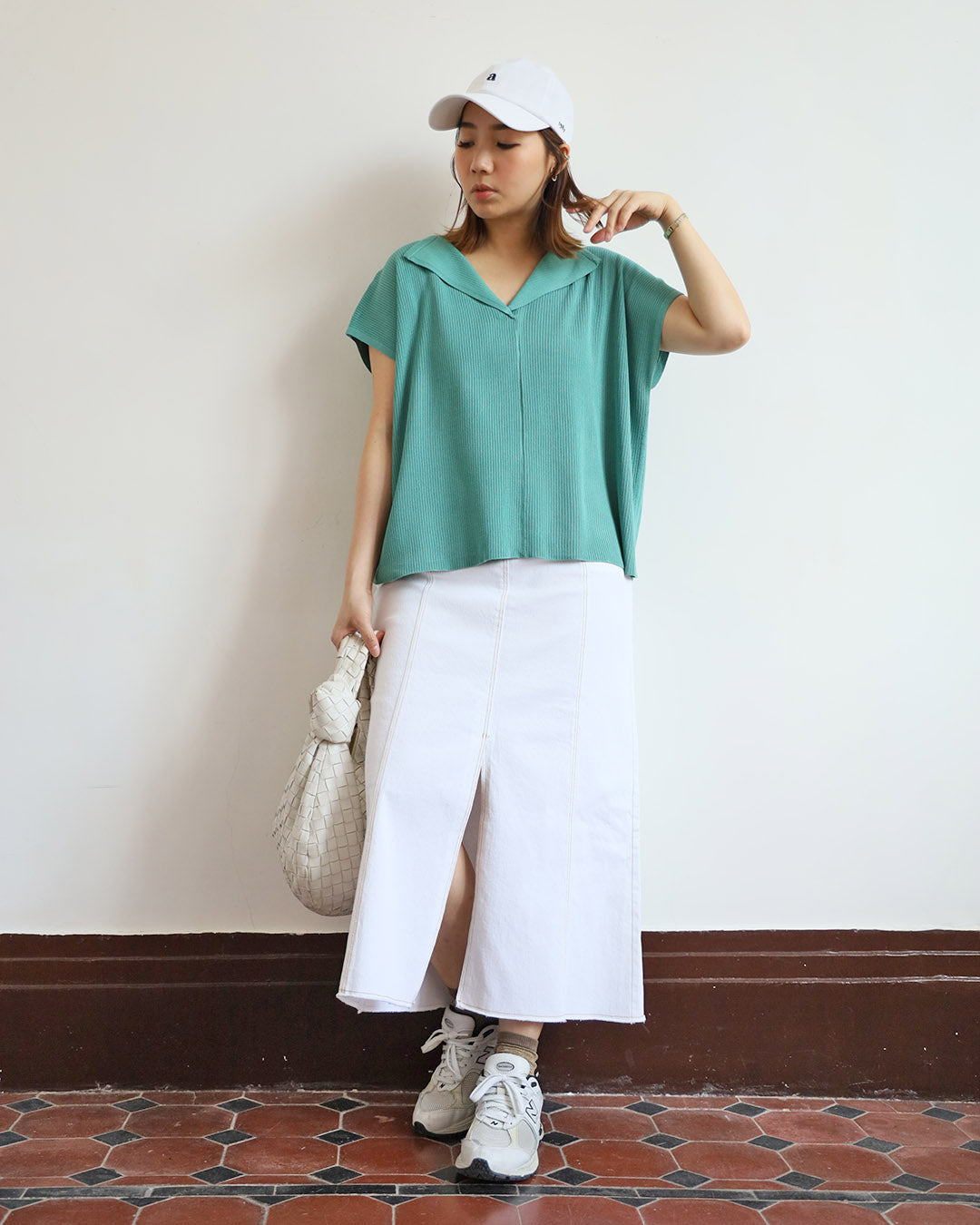 Elastic Denim Skirt (2 color)(Size S-L)