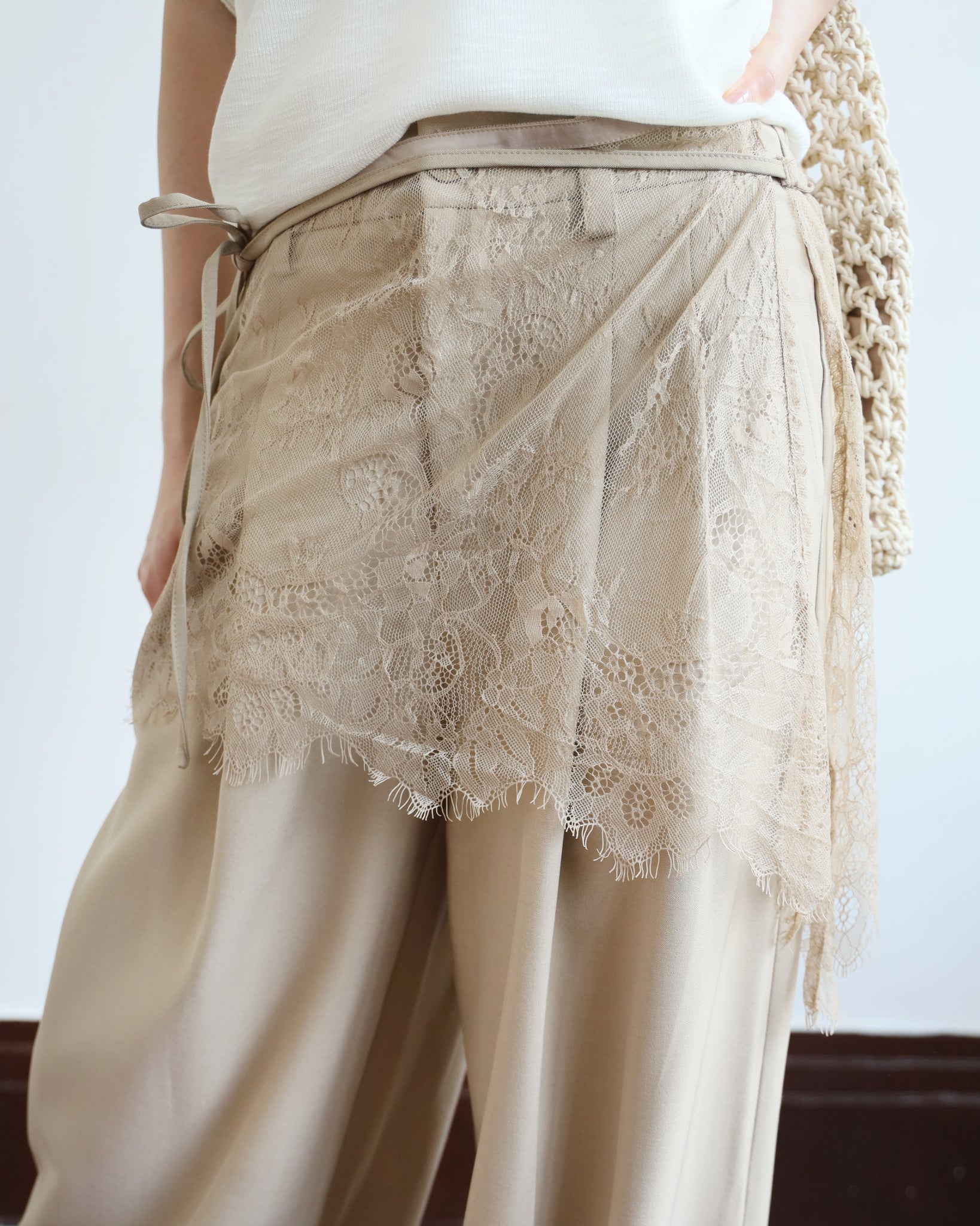 Lace Layer Pants (2 colors)