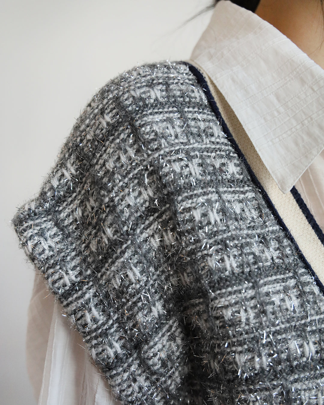 Japan Brand - Metallic Tweed Vest